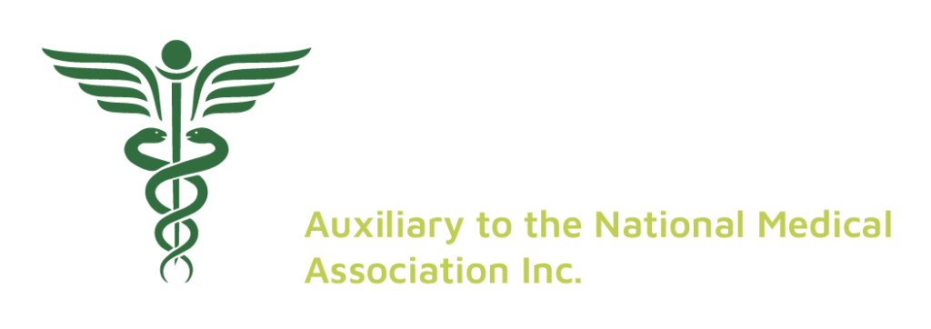 Auxiliary to the National Medical Association, Inc. white logo