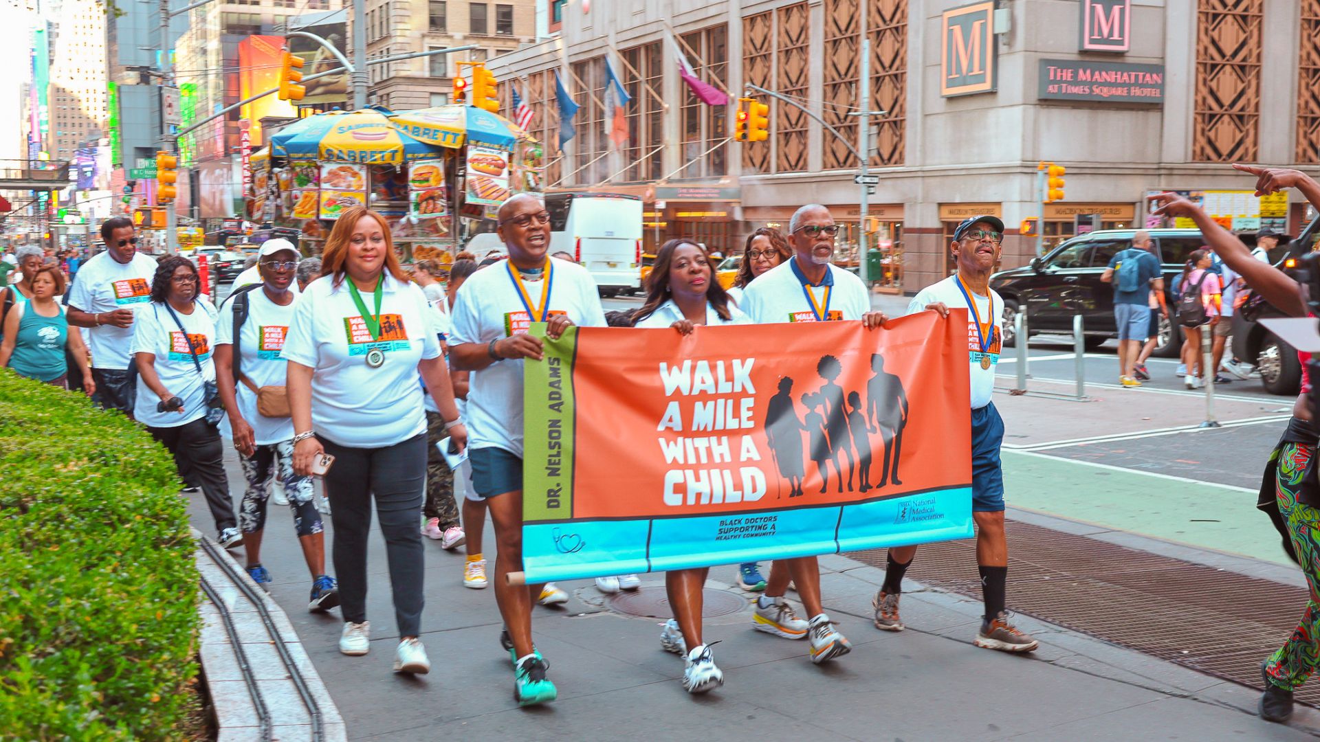 Walk a Mile with A Child event orange - ANMA